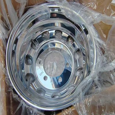 17.5*6.0 Rin de rueda de aleación de aluminio de acabado brillante para ruedas de camión personalizadas