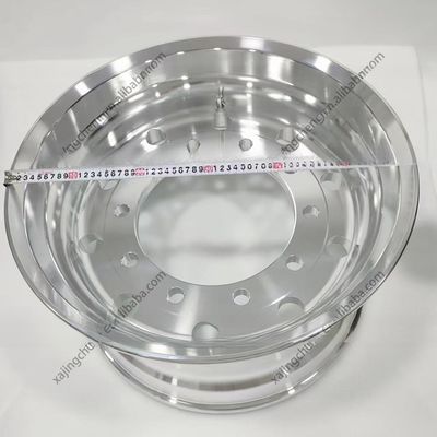 Perímetro de las ruedas de aleación forjada personalizada para 22,5 pulgadas Perímetro de las ruedas del camión modelo de moneda