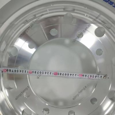 Perímetro de las ruedas de aleación forjada personalizada para 22,5 pulgadas Perímetro de las ruedas del camión modelo de moneda